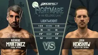 PFC 20: Ricardo Martinez vs Josh Henshaw