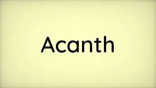Acanth