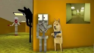 THE BACKROOMS FEAT SCP-096 ATTACK MİNECRAFT -MONSTER SCHOOL- (TUNGPO CRAFT DELETED VİDEO)