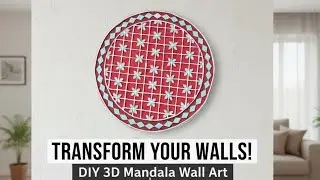 Cardboard Craft/WallDecor/WallputtyCraft/Mandala Wallmate/TextureArt/LippanArt/MirrorArt/Mandala Art