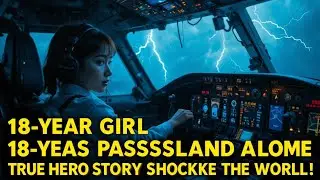 18-Year-Old Girl Lands Passenger Plane Alone | True Hero Story That Shocked The World!&rdquo;