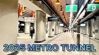 Новый тоннель Мельбурнского метро — обзор и подробный видеообзор!