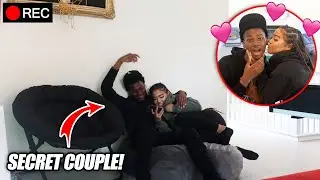 I Setup a Camera & LEFT MY Little Cousin with my Best Friend ALONE! (THEY KISSED??)