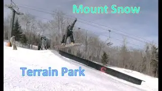 Mount Snow Terrain Park - First Time In A Long Time
