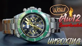 Распаковка умных часов AW12 | Подключение умных часов Aw12 к телефону | Приложение для умных часов Aw12