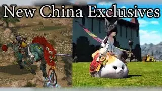 FFXIV: Fat Cat & Sage Beast - China Exclusive Mounts