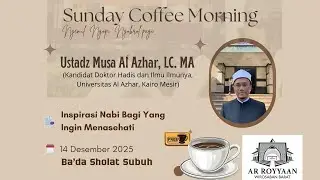 Live Kajian Sunday Coffee Morning Masjid Ar Royyaan Wirosaban Barat Yogyakarta