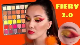 TESTING BEAUTY BAY FIERY 2.0 EYESHADOW PALETTE!!!🔥
