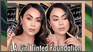 Обзор тонального крема LA Girl Tinted Foundation для жирной кожи