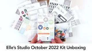 Elle's Studio October 2022 Kit Unboxing
