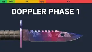 M9 Bayonet Doppler Phase 1 - Skin Float And Wear Preview