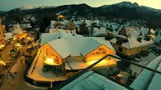 Panoramic terrace Zakopane -  Centrum Handlowe Krupówki 40 -  Walkin Tour 4K