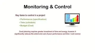 IPE-413 | Project Management | Lecture-08 | Monitoring & Control