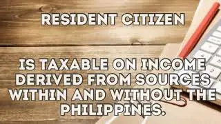 Chapter 12 Souces of Income (page 407, no.2) Resident Citizen