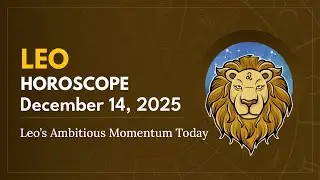 Daily LEO Horoscope (December 14, 2025) ♌️ 🌟 Leo&rsquo;s Ambitious Momentum Today
