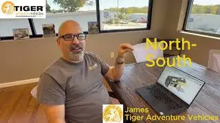 New King Bed (North-South Configuration) on Tiger RVs!