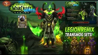 World of Warcraft®: Legion Remix as Demon Hunter Open All Sargerei Commander exclusive sets part 4