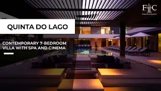 Algarve property for sale – 7-bedroom luxury villa in Quinta do Lago with spa and cinema