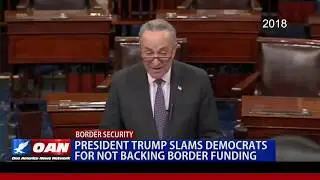 Schumer Flip-Flops on Border Security