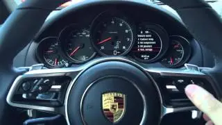 Настройки Porsche и руководство по системе автоматического запуска/остановки двигателя.
