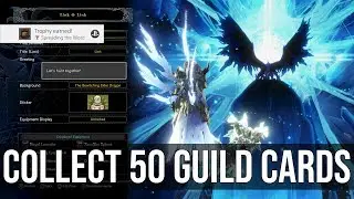 Spreading The Word Trophy (Collect Over 50 Guild Cards) - Monster Hunter World
