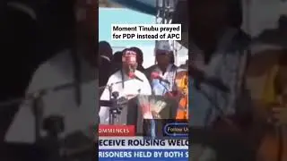 Moment Tinubu mistakenly prays for PDP instead of APC during a flag off #Tinubu #Apc #pdp #2023