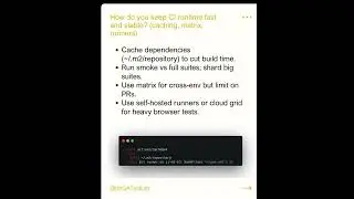 🚀 CI/CD Essentials for SDETs &ndash; Part 1 #automationtesting #futureofqa #coding #programming #qa