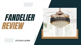 Fan with Chandelier #Fandelier 😱😱