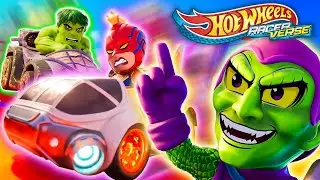 Super Heroes and Villains Compete for the Gold in the Hot Wheels Racerverse! 💥 | Hot Wheels