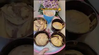 Marble Cup Cake Recipe 😜😚 without oven & butter#cupcake #shortsfeed #cooking #food #recipe #shorts