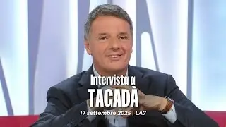 Matteo Renzi ospite a Tagadà | 17/09/2025