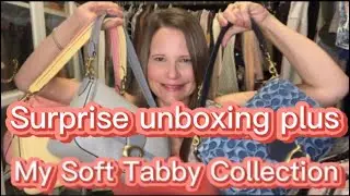 Surprise Organizer Unboxing Plus My Coach Soft Tabby Collection!!!
