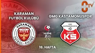 KARAMAN FUTBOL KUL&Uuml;B&Uuml; - GMG KASTAMONUSPOR