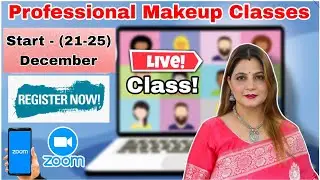 Professional Makeup Classs | Basic to advance makeup classes | Zoom Classes | Sumansi Sahgal