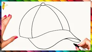How To Draw A Cap Step By Step 🧢 Cap Drawing Easy