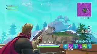 Insane ghost peak final elimination! Fortnite Battle Royale