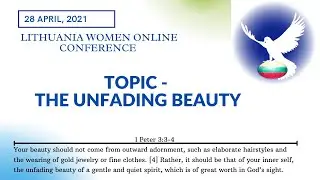 WOMEN CONFERENCE  (MINISTRY OF REPENTANCE AND HOLINESS IN LITHUANIA) 28/04/2021