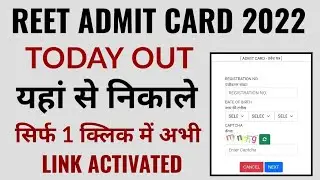 reet 2022 admit card kaise download kare janiye, how to download reet 2022 admit card in hindi