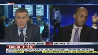 Abrupt End To Sky News Chuka Umunna Interview