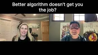 Better Algorithm Doesn't Get You the Job?