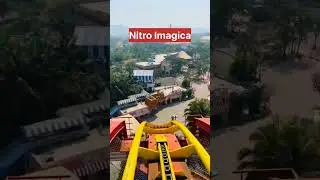 Nitro Imagica Deadliest Ride #shorts #imagica #viral #ride #rollercoaster