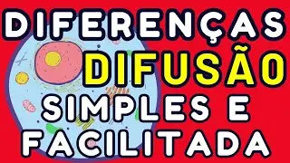 VÍDEO ATUALIZADO! Conheça as diferenças entre Difusão Simples e Difusão Facilitada