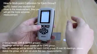 How to Operate - ERAY Coating Paint Thickness Gauge Gray