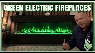 Touring The Fire Place by Magic Touch   Green Electric Fireplaces for St  Patrick’s Day