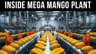 Inside 🥭 a Modern Mango Factory#MangoFactory #FoodProcessing #IndustrialFactory #MangoJuice