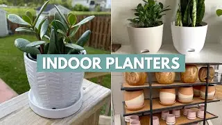 NEW Indoor Planters | Self Watering Pots | Shopping for new Plant Pots | VLOG
