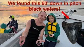 Megaladon Tooth Found! Family Shark Tooth Diving in South Georgia