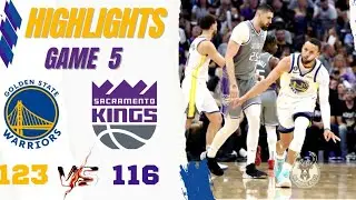 Golden State Warriors vs Sacramento Kings |  Full Game 5 Highlights | #nba #kings #warriors