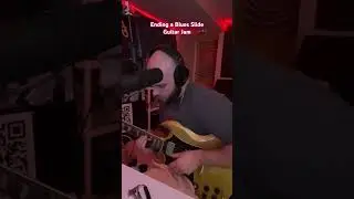 Ending a Blues Slide Guitar Jam #country #slideguitar #duaneallman #derektrucks #southernrock #rock
