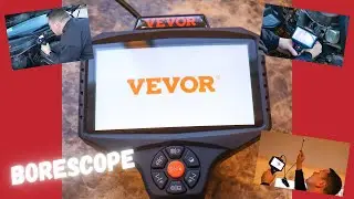 VEVOR Borescope Inspection Camera | Helpful for HVAC, Automotive, Sewer & Behind the Wall Inspection
